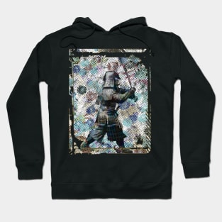 Japanese Samurai Statue Collage Art 92 Hoodie